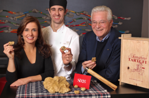 (L-R) Marisa May, executive chef Matteo Bergamini, and Tony May. (Lou Manna)