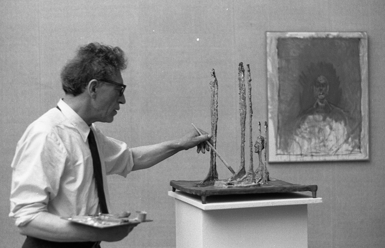 Alberto Giacometti in 1962. Photo by Paolo Monti. Courtesy of BEIC.