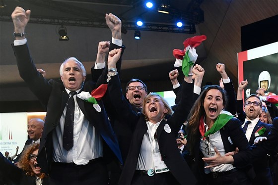 Italy Secures Costly 2026 Olympic Bid