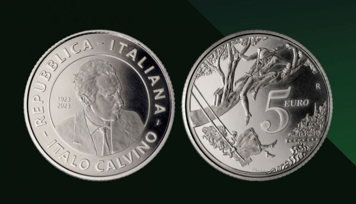 Italy_honours_Italo_Calvino_with_coin-1