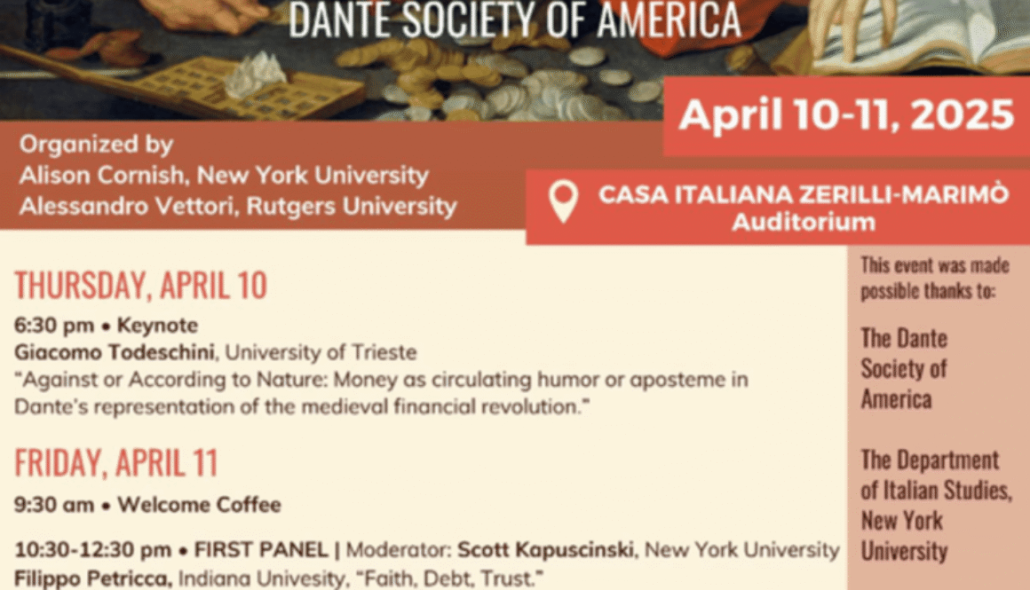 Annual Symposium of The Dante Society of America