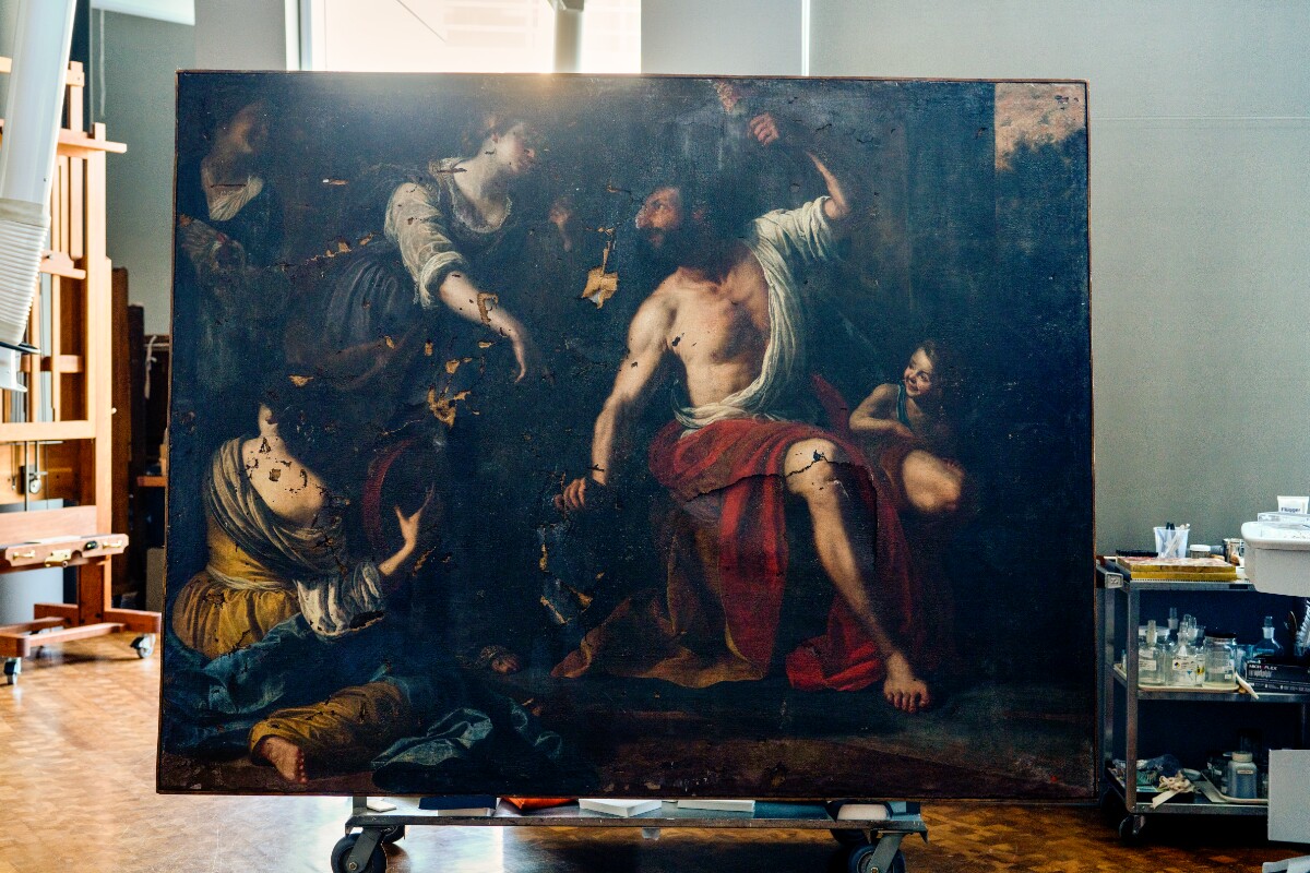Hercules and Omphale, 1630, Artemisia Gentileschi